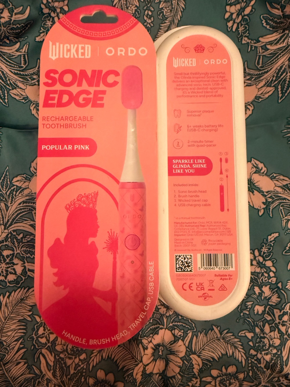 Edge Rechargeable Electric Toothbrush in Popular Pink